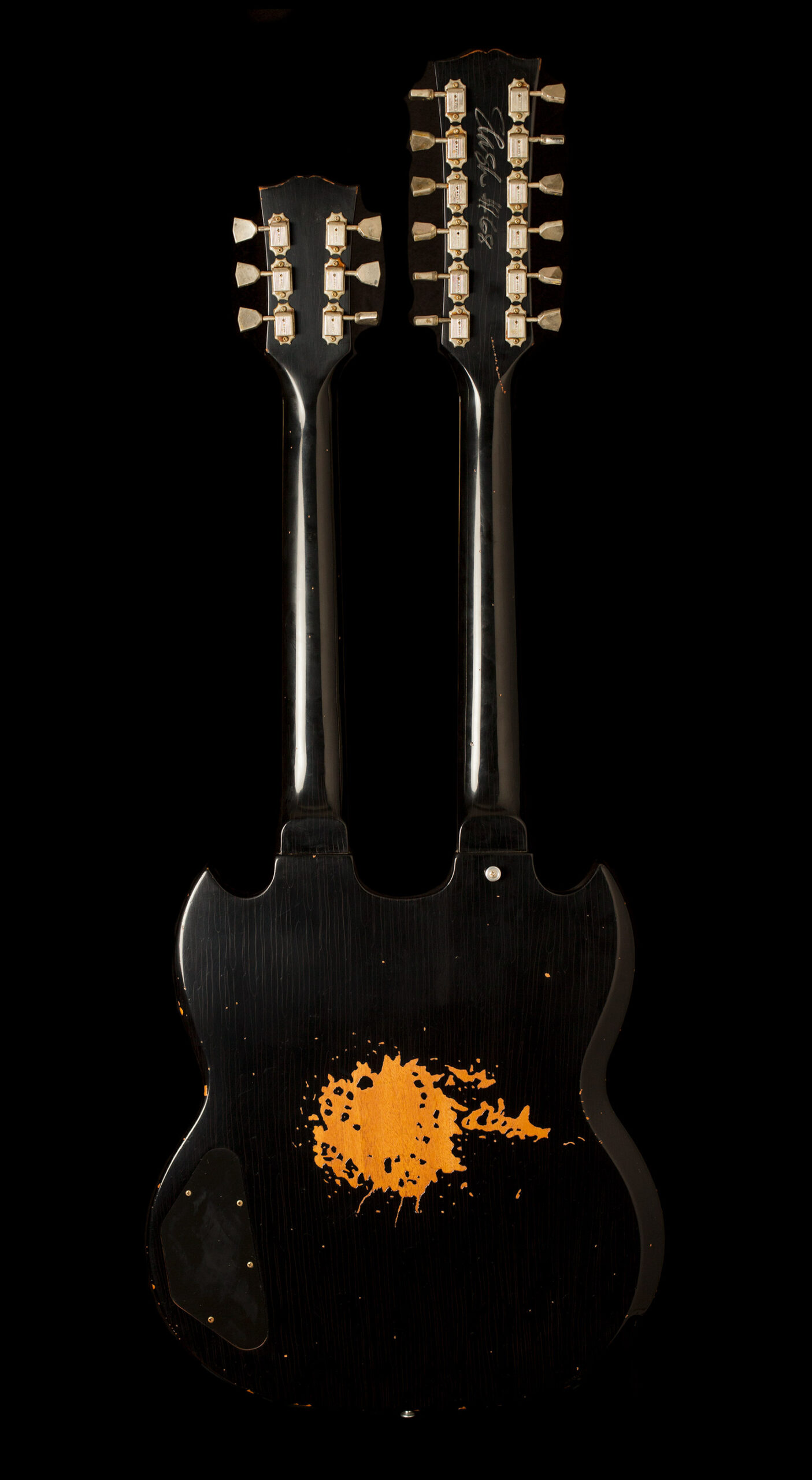 Gibson Slash 1966 EDS-1275 Doubleneck Aged & Signed - Image 3