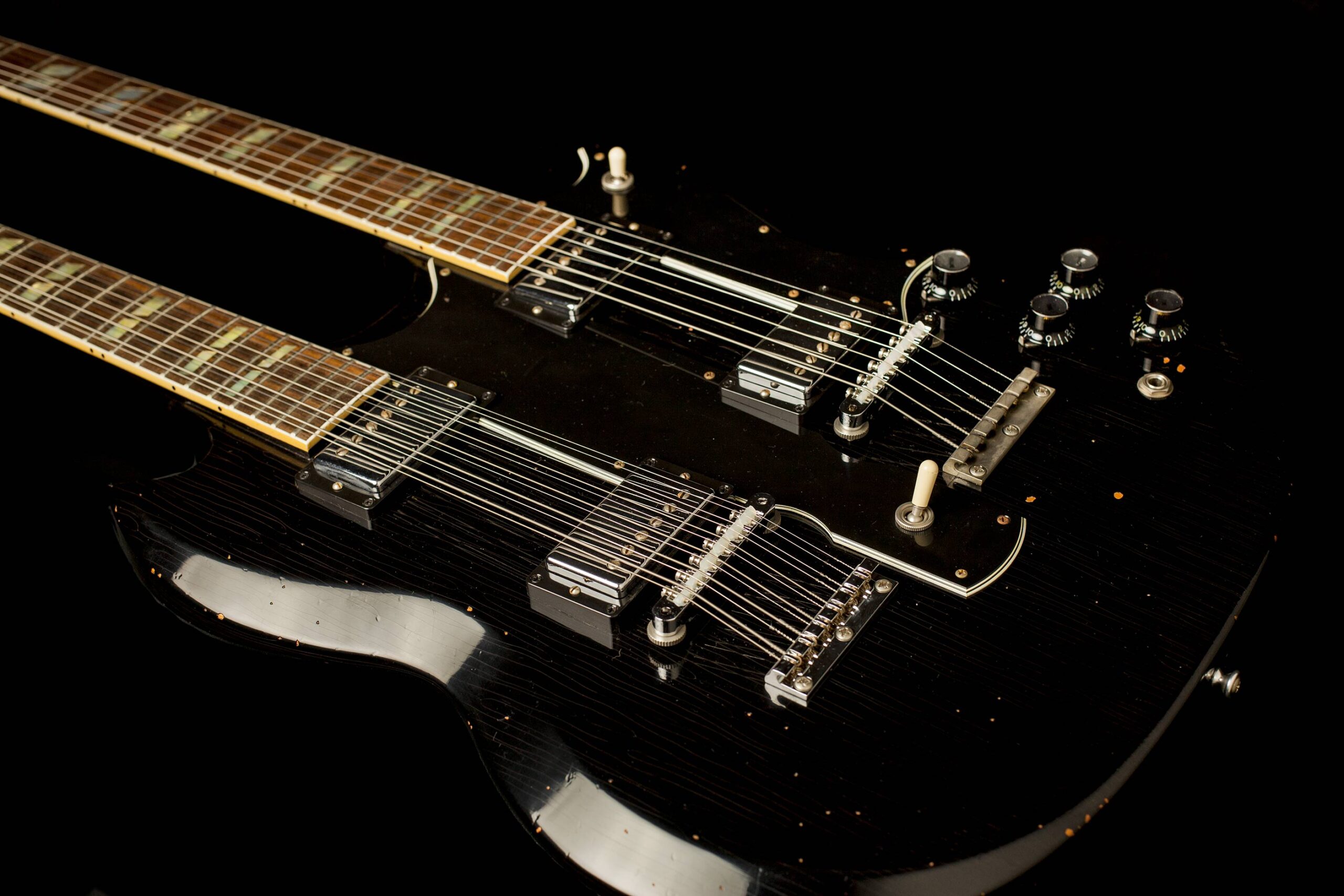Gibson Slash 1966 EDS-1275 Doubleneck Aged & Signed - Image 9