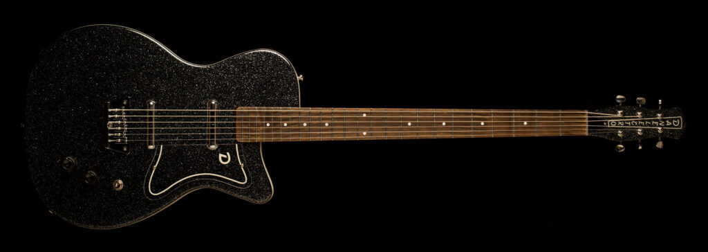Danelectro Baritone Black Metal Flake