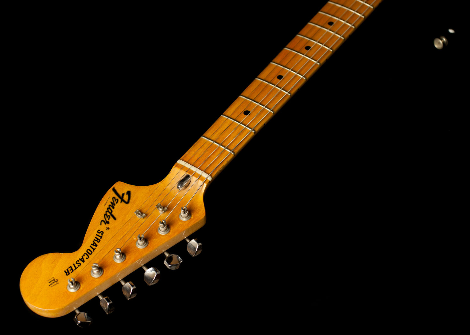 Fender Stratocaster Black 1972 – Bild 8