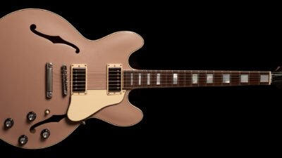 Gibson ES-335 Big Block Retro Wood Rose Metallic Limited Run 2018