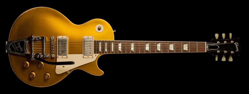 Gibson Les Paul Goldtop 1957 Heavy Aged Antique Gold Bigsby "Lucy"