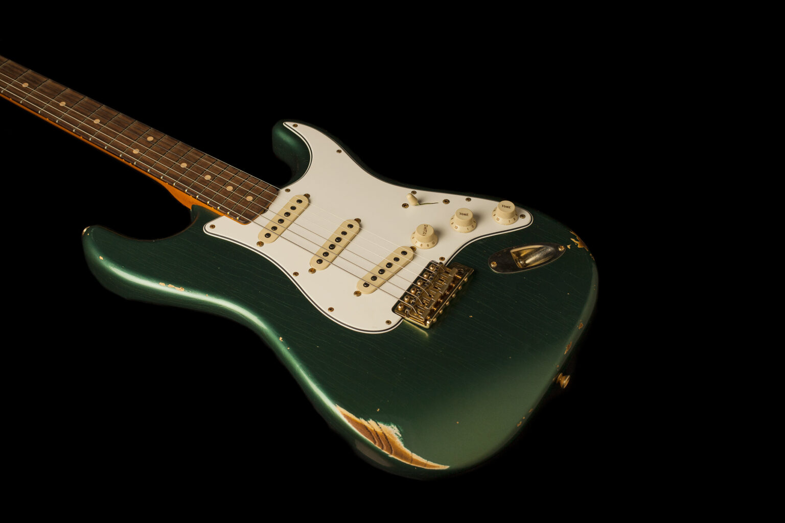 Fender Stratocaster '63 Relic Sherwood Green Metallic - Image 6