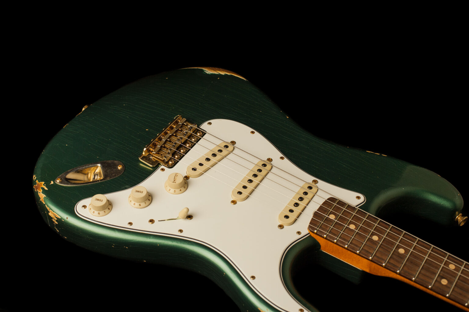 Fender Stratocaster '63 Relic Sherwood Green Metallic - Image 7