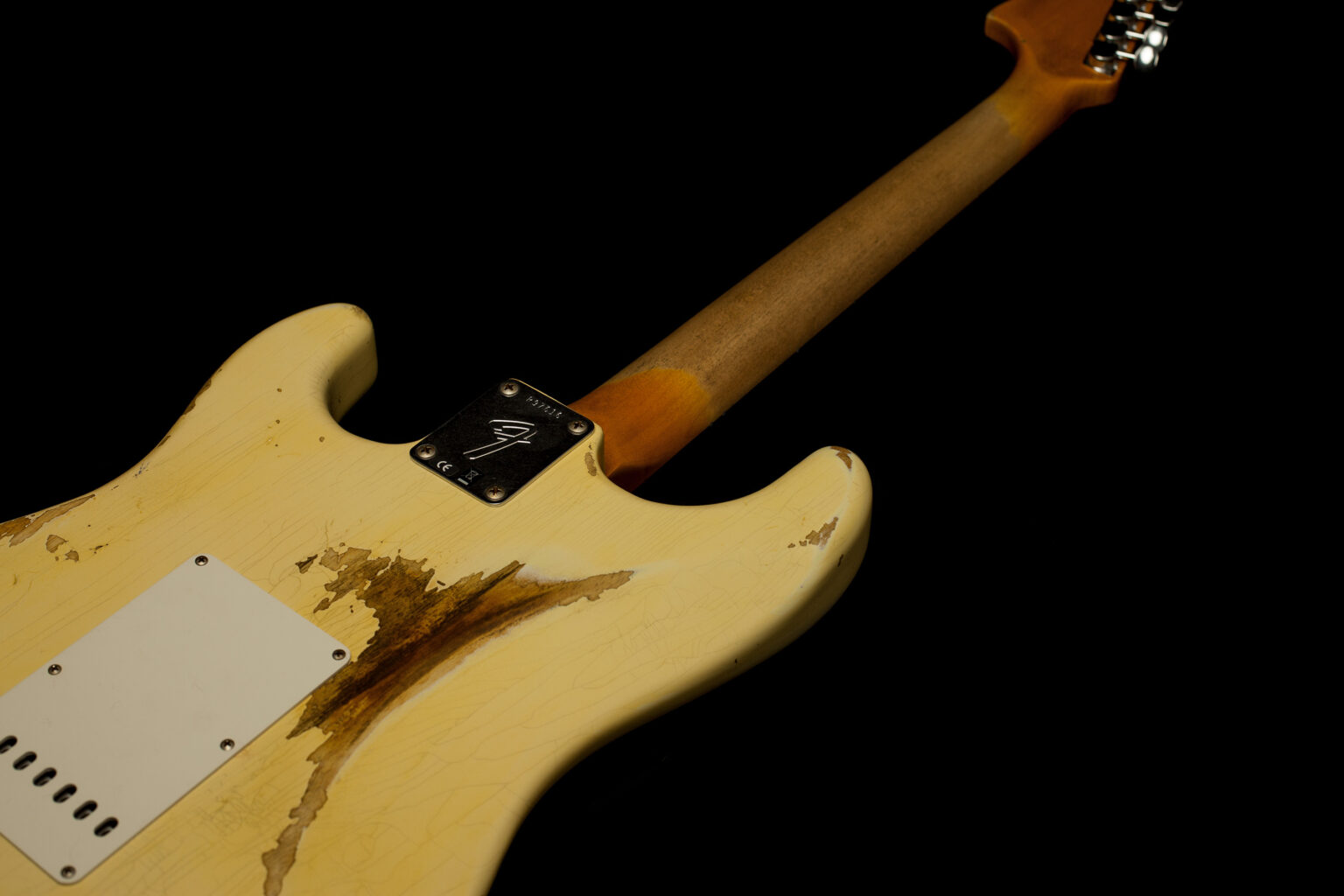 Fender Stratocaster '69 Heavy Relic Aged Vintage White – Bild 8