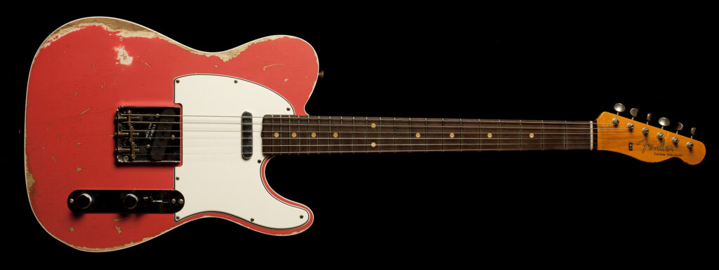 Fender Telecaster Custom '60 Heavy Relic Faded Fiesta Red