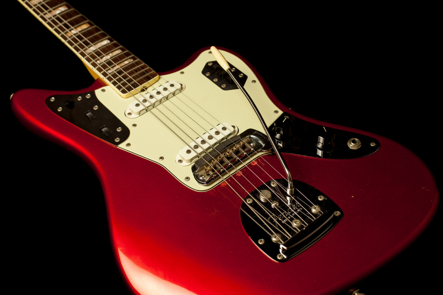 Fender Jaguar Candy Apple Red 1969 - Image 6