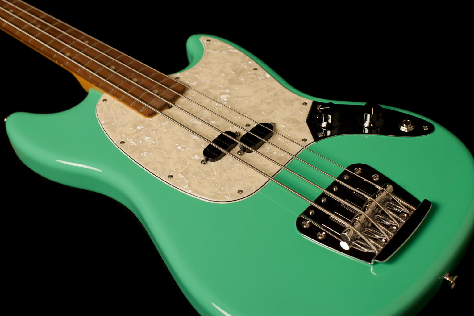 Fender Mustang Bass Vintera 60's Seafoam Green - Image 6