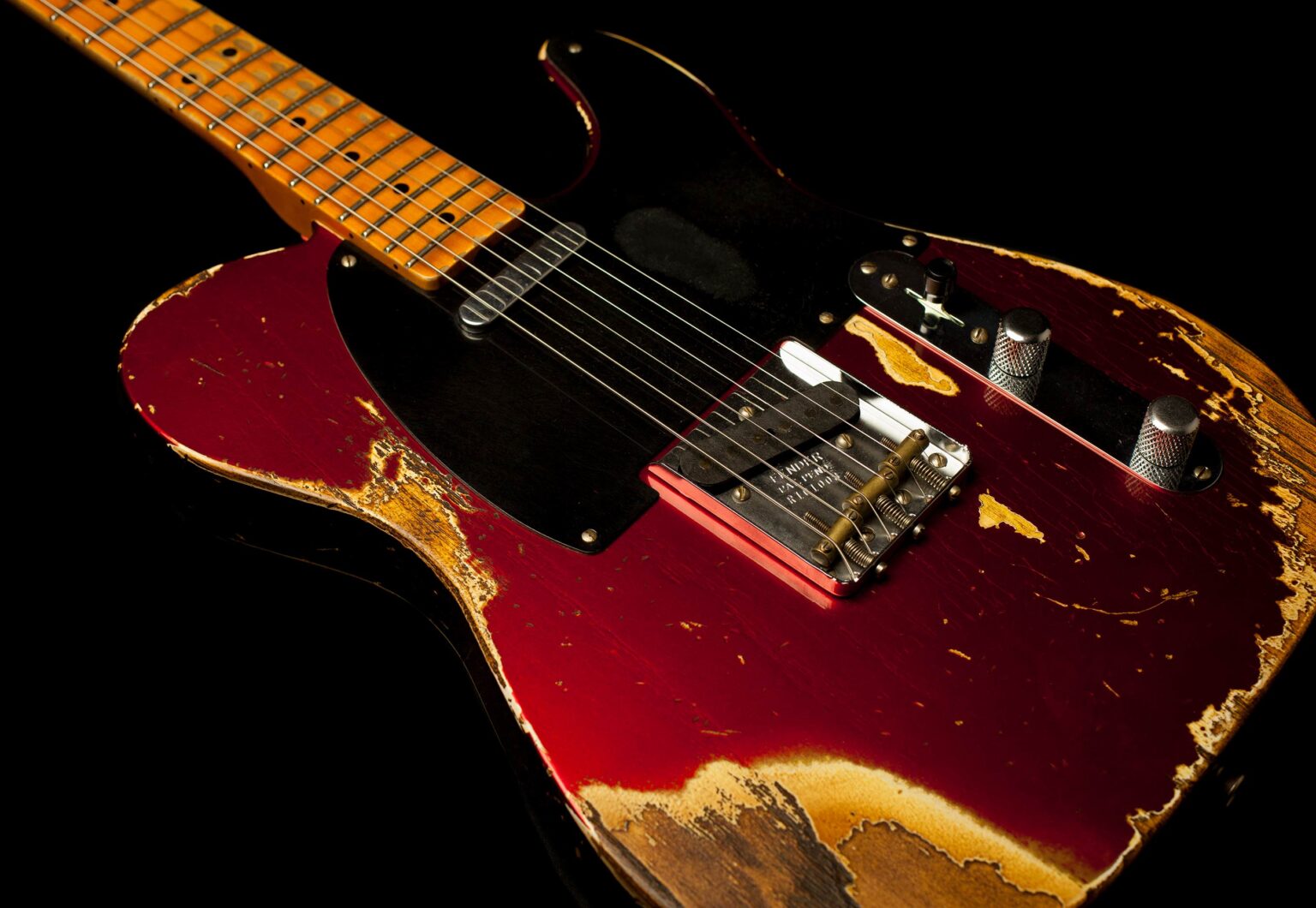 Fender Nocaster '51 Heavy Relic Candy Apple Red - Image 6