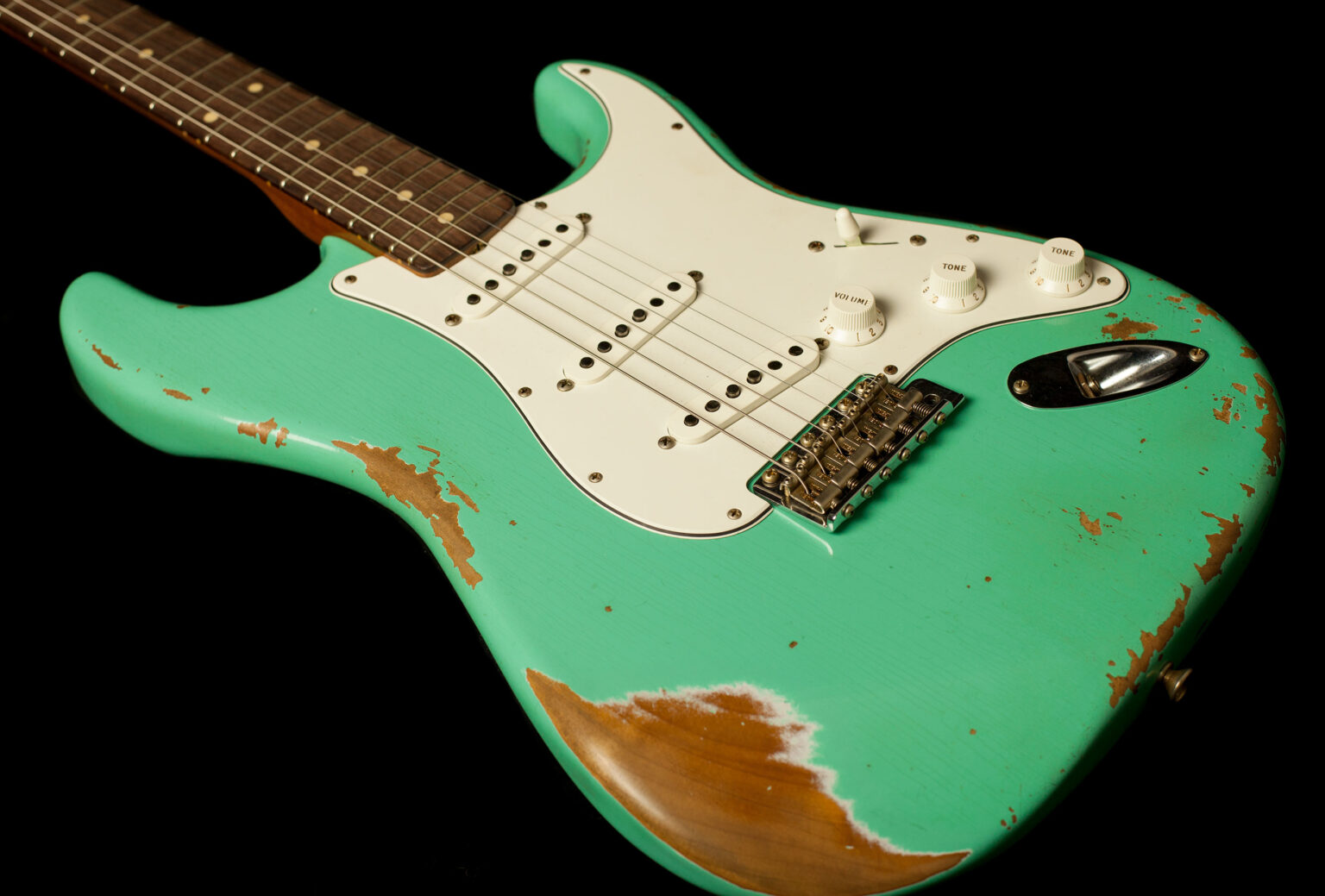Fender Stratocaster '65 Heavy Relic Sea Foam Green – Bild 6