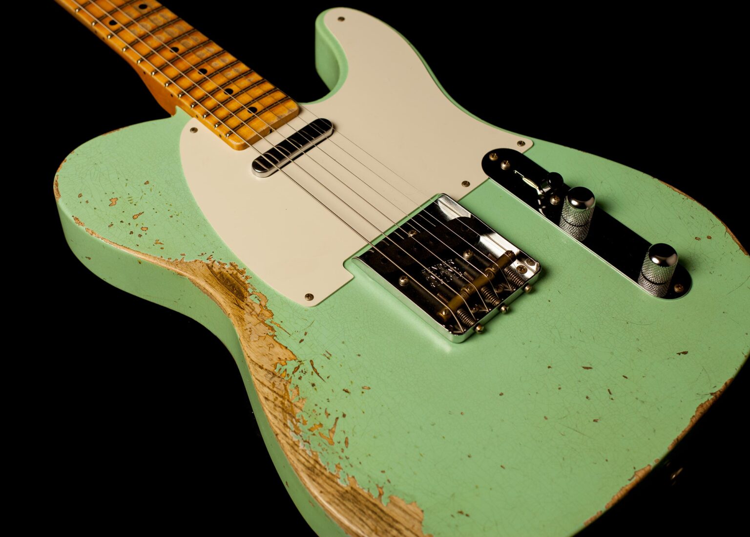 Fender Telecaster '52 Heavy Relic Aged Surf Green - Image 6