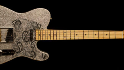 KAISH 8 Loch Tele Schlagbrett TL Gitarren Plektrumschutz Kratzplatte Für Tele/Telecaster, Goldfarben Verspiegelt
