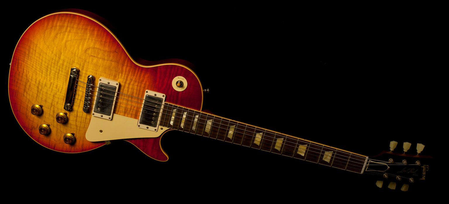 Gibson Les Paul Standard 1958 VOS Washed Cherry Sunburst - Image 7