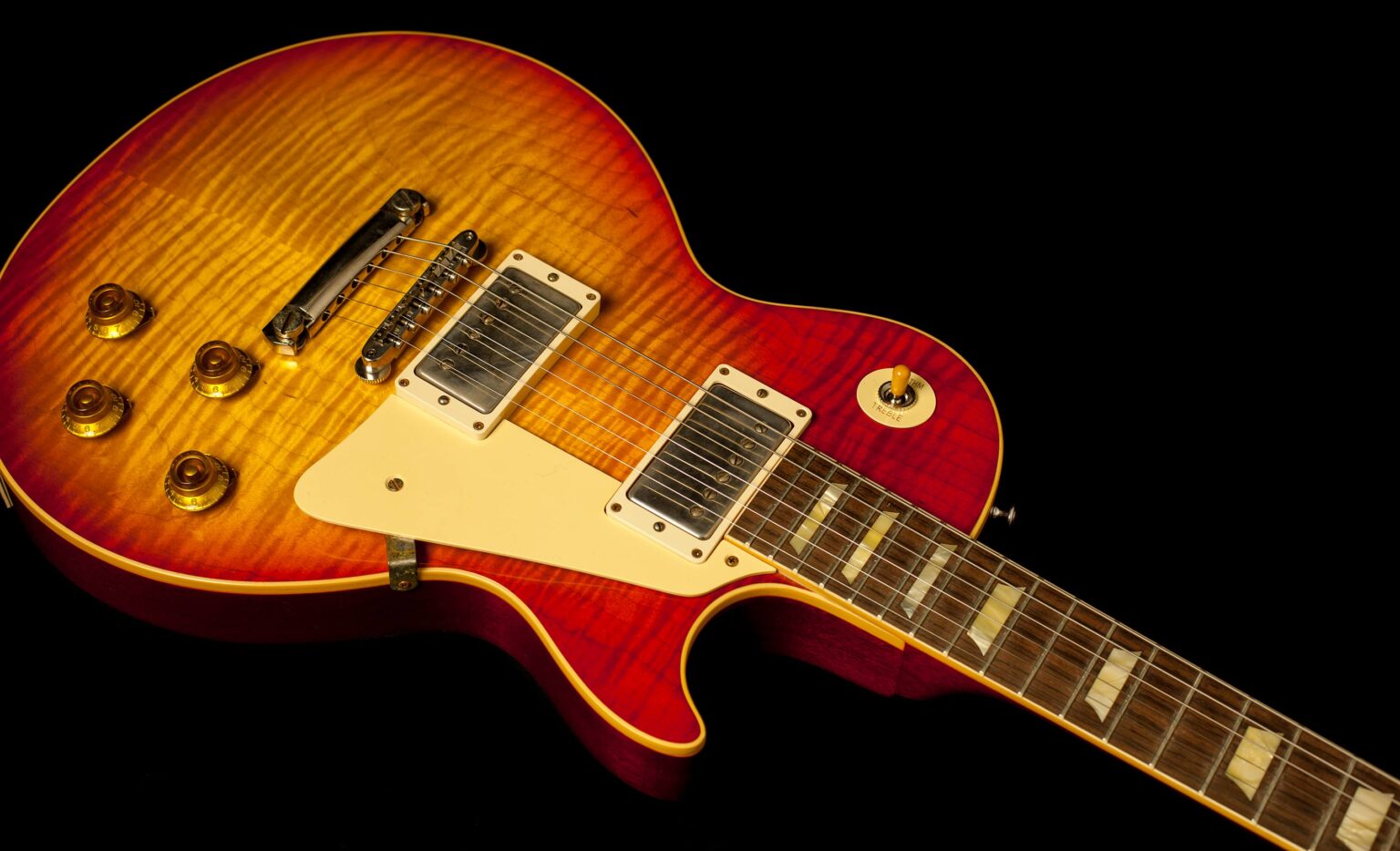 Gibson Les Paul Standard 1958 VOS Washed Cherry Sunburst - Image 8
