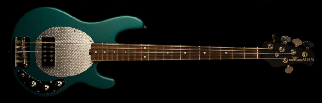 Music Man SUB 5 Textured Teal 2004