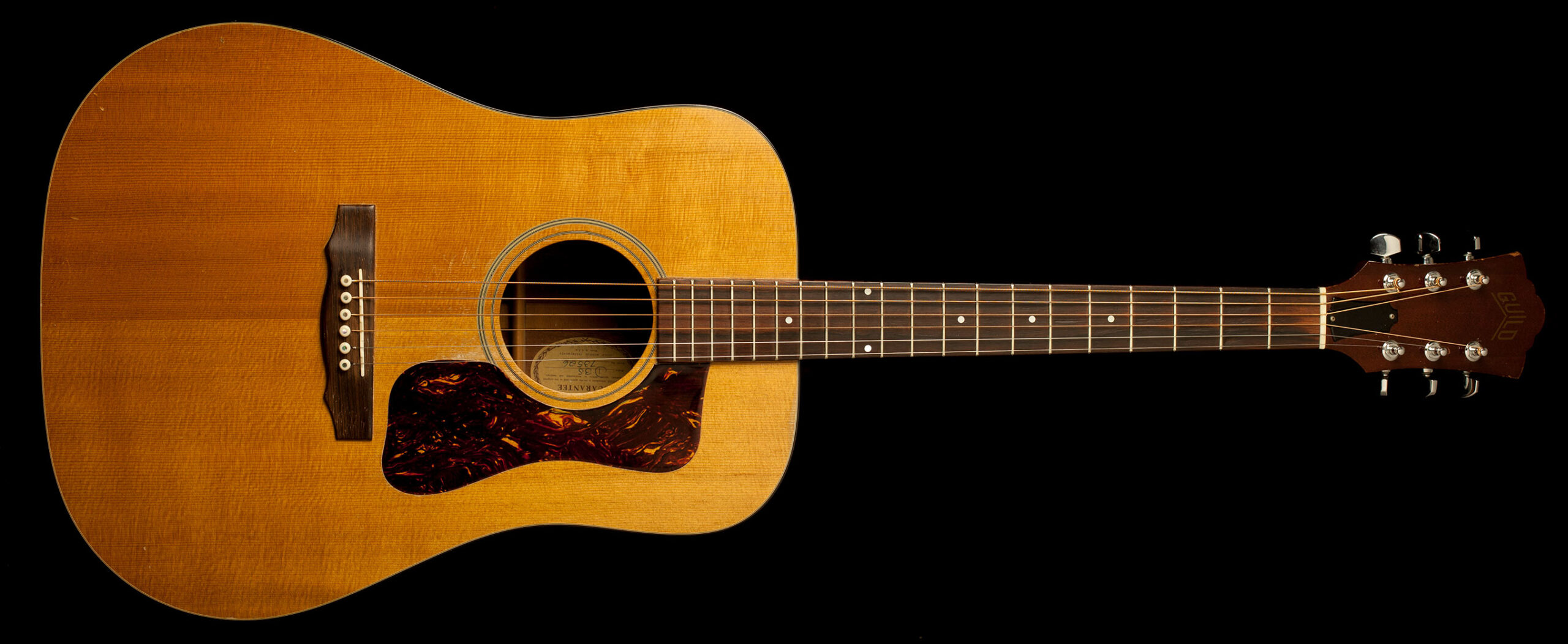 Guild D-35 NT 1976年製 Vintage 1976 Guild D-35 Dreadnought Acoustic Guitar Natural