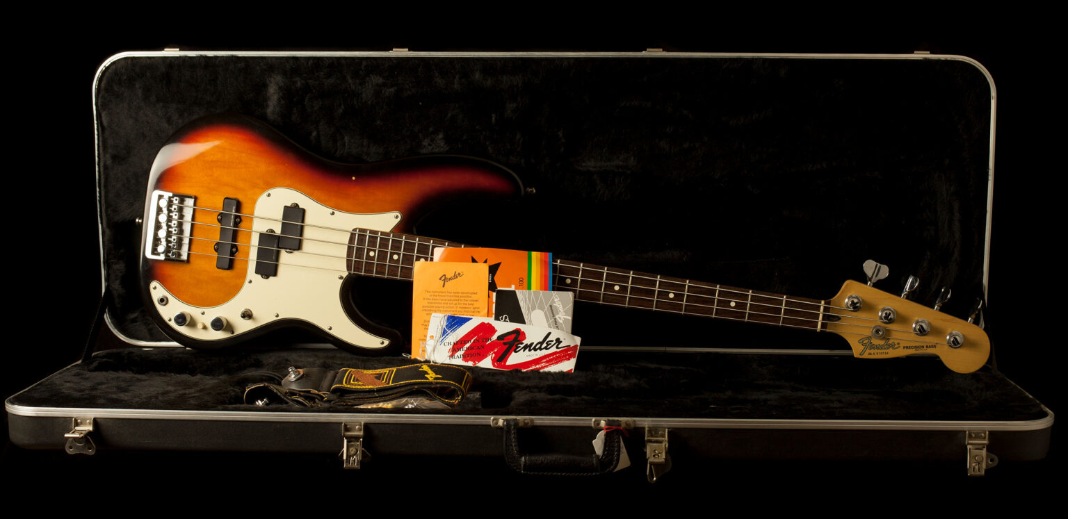Fender Precision Bass Plus Sunburst 1989 – Bild 7