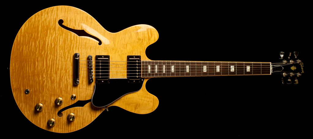 Gibson ES-335 Figured Dark Vintage Natural 2018