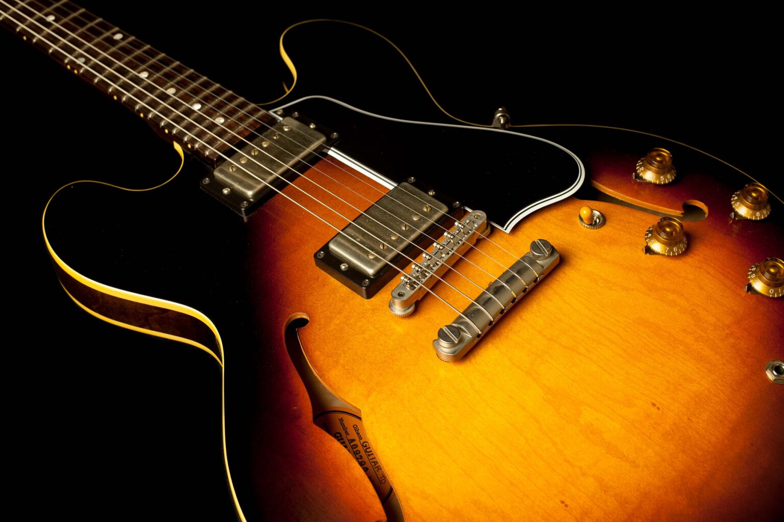 Gibson ES-335 1958 Reissue VOS Sunburst 2018 – Bild 6