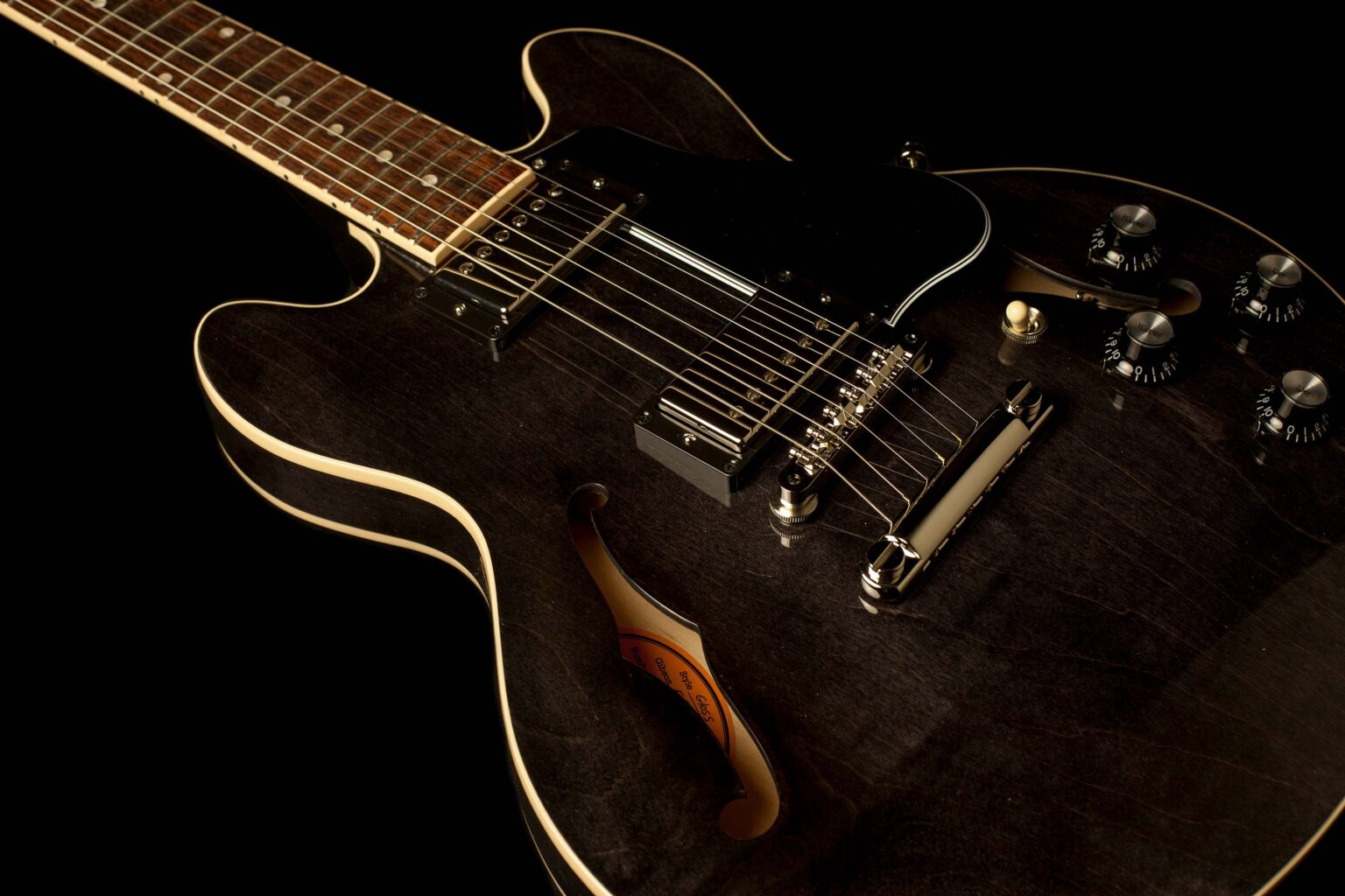 Gibson ES-339 Trans Ebony – Bild 6