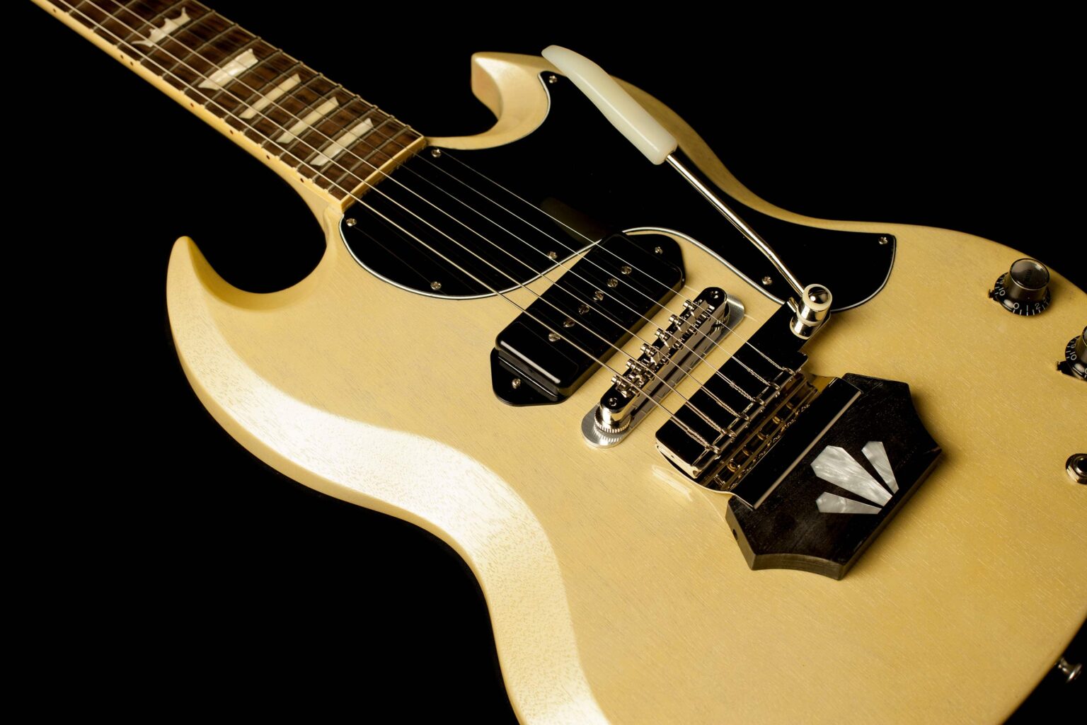 Gibson Brian Ray '62 SG Junior White Fox – Bild 6