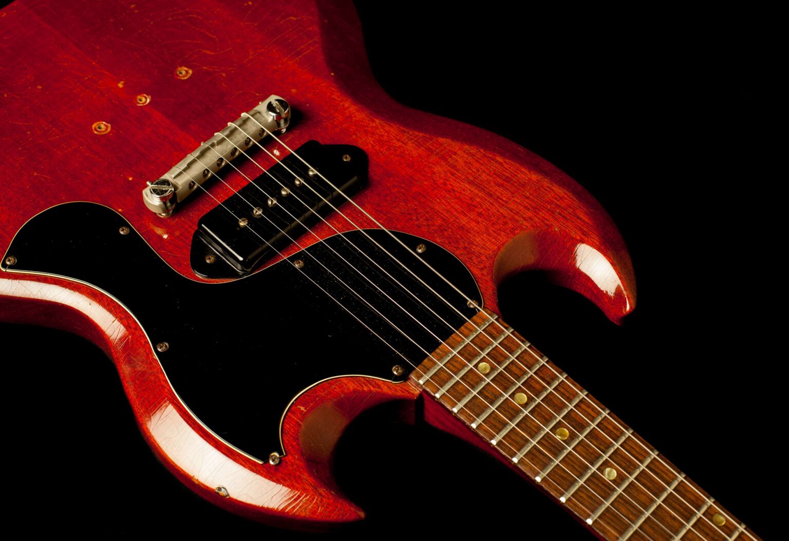 Gibson SG Junior Cherry 1965 – Bild 7