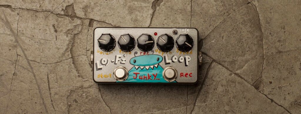 Zvex Instant Lo-Fi Loop Junky Custom Handpainted Used
