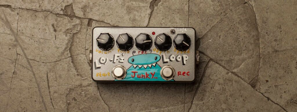Zvex Instant Lo-Fi Loop Junky Custom Handpainted Used