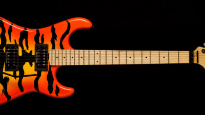 KRAMER PACER 80年代エレキギター Kramer Pacer Vintage Orange Tiger - Gitarren Total