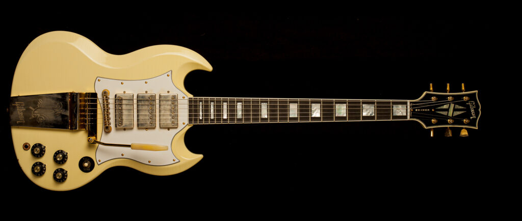 Gibson Jimi Hendrix 1967 SG Custom Aged Polaris White