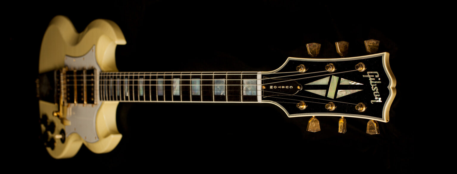 Gibson Jimi Hendrix 1967 SG Custom  Aged Polaris White – Bild 11