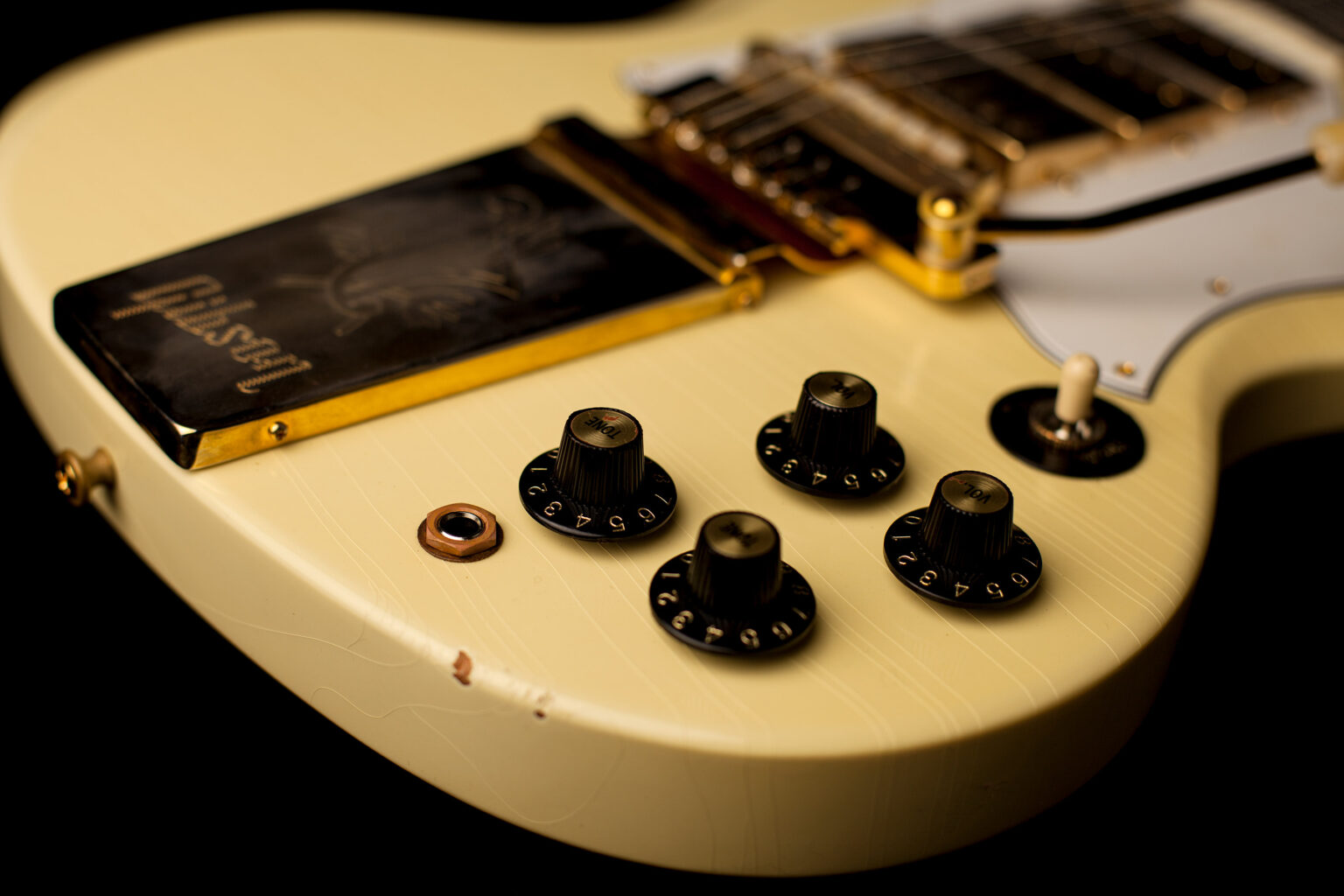 Gibson Jimi Hendrix 1967 SG Custom  Aged Polaris White – Bild 14