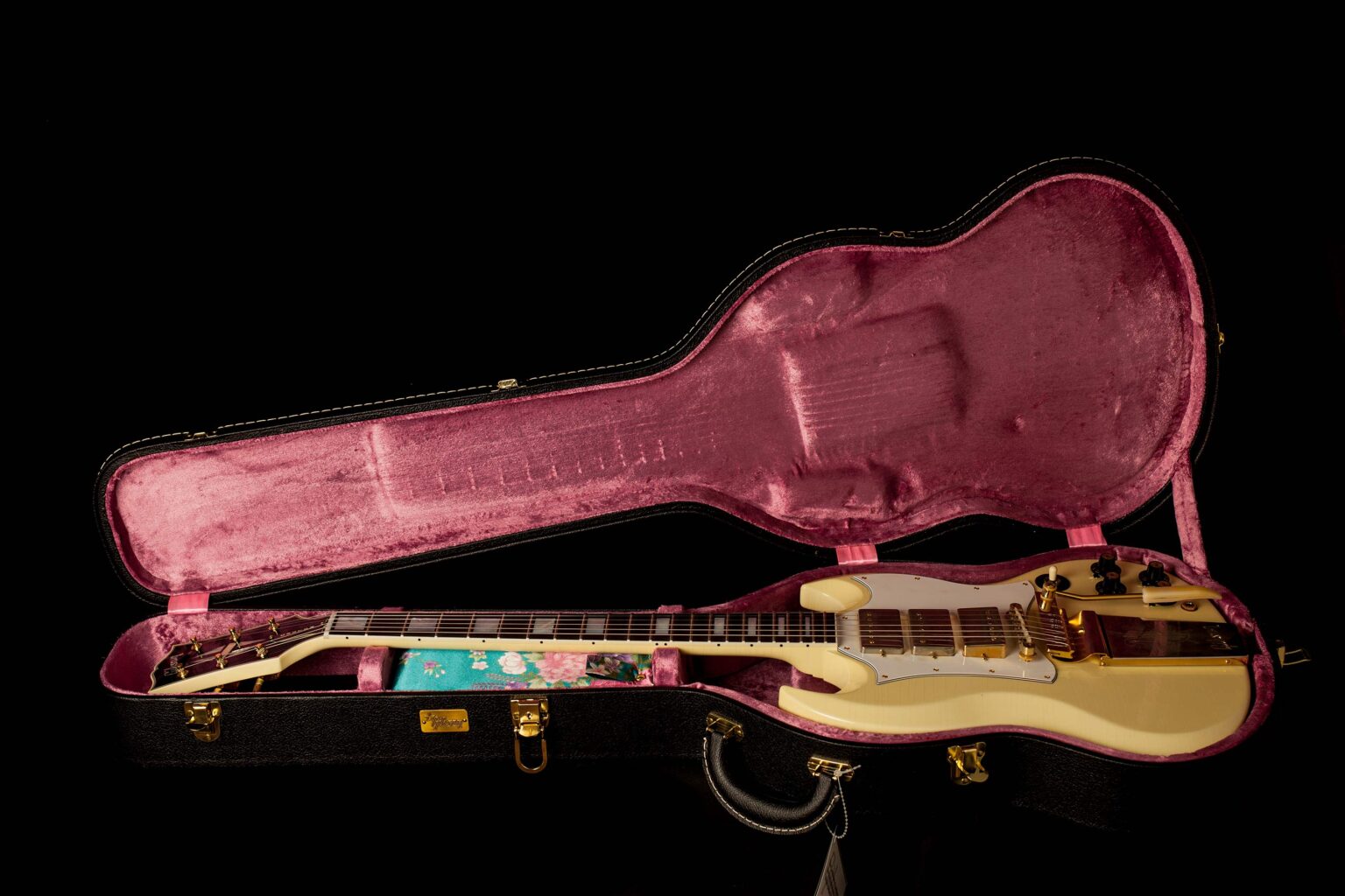 Gibson Jimi Hendrix 1967 SG Custom  Aged Polaris White – Bild 17