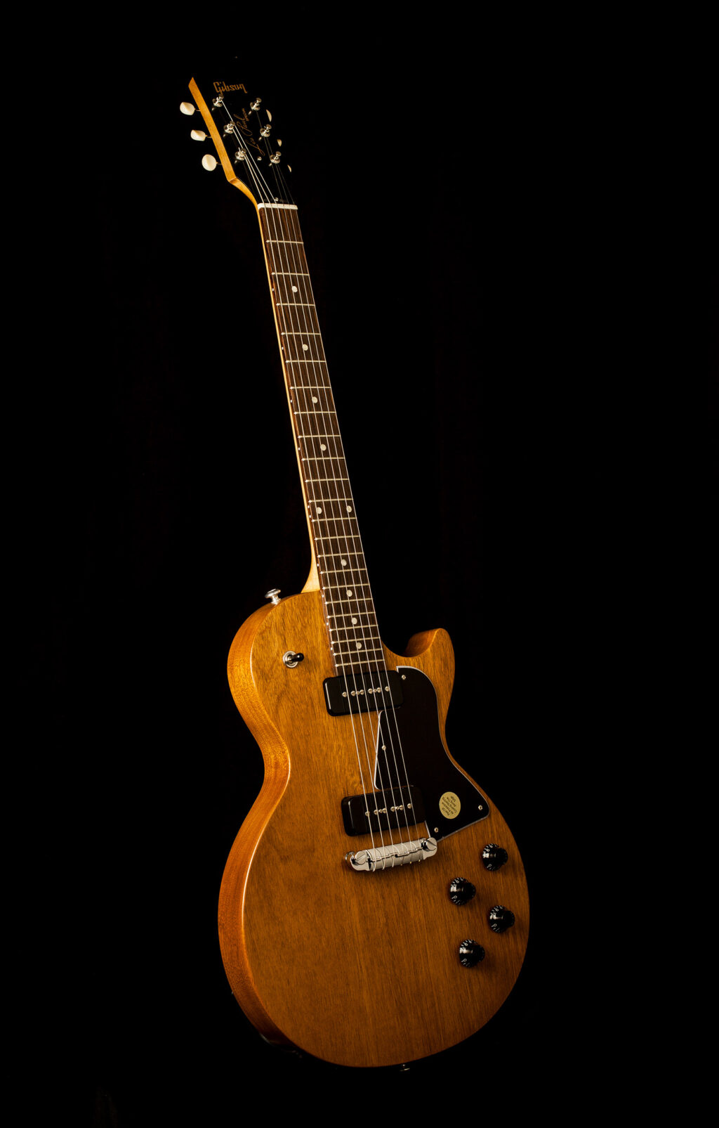 Gibson Les Paul Special Tribute Natural Walnut Satin P90 Gitarren Total