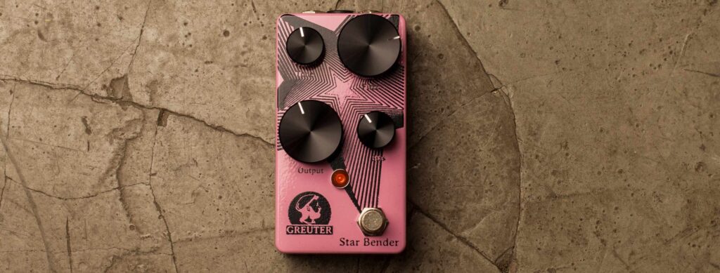 Greuter Audio Star Bender Black on Pink