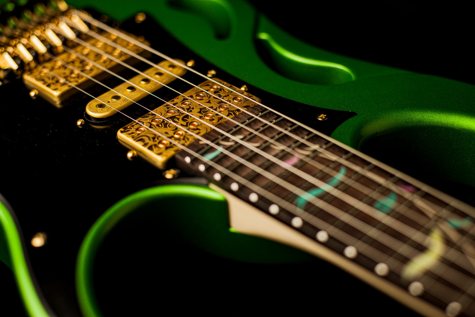 Ibanez Prestige PIA3761 Steve Vai Envy Green Limited Edition – Bild 7