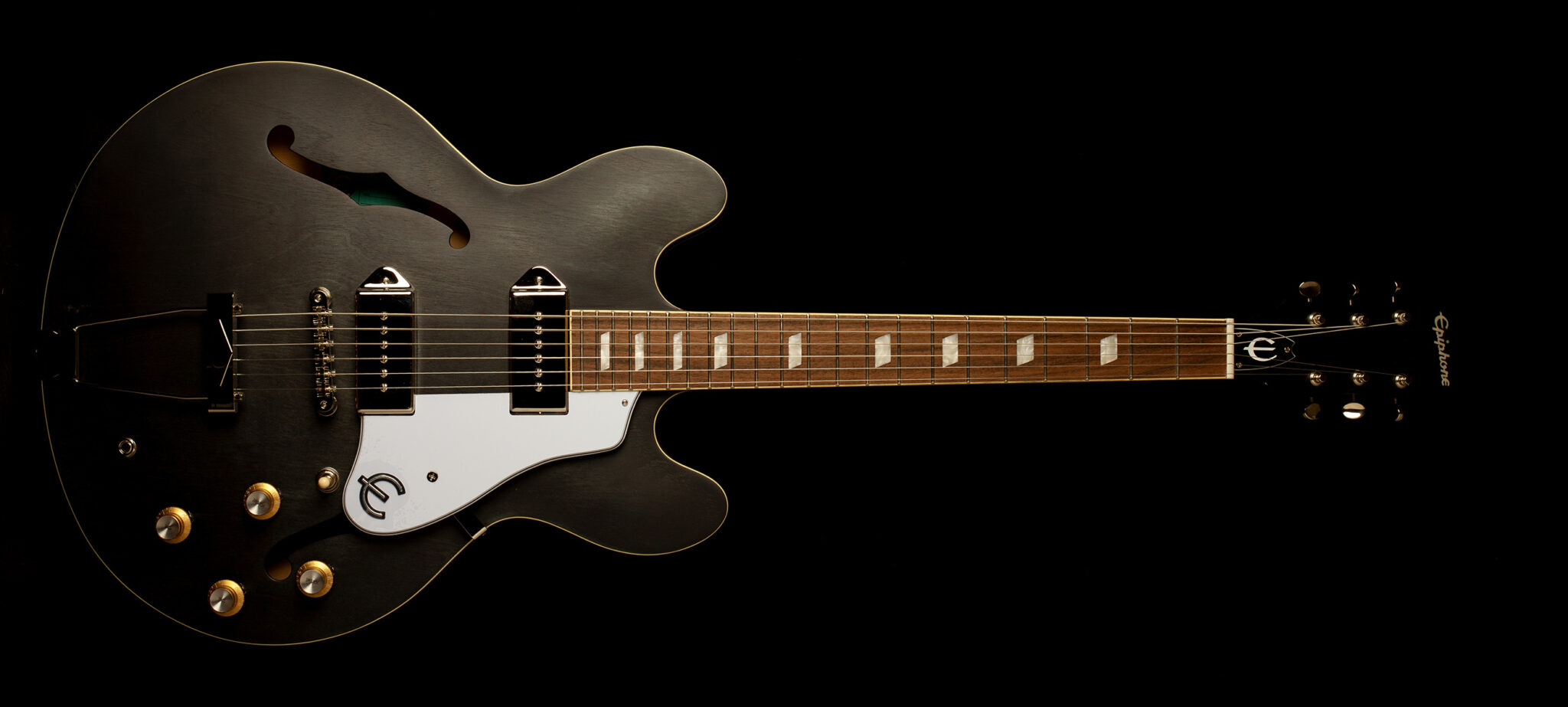 Epiphone Casino Worn Ebony Gitarren Total