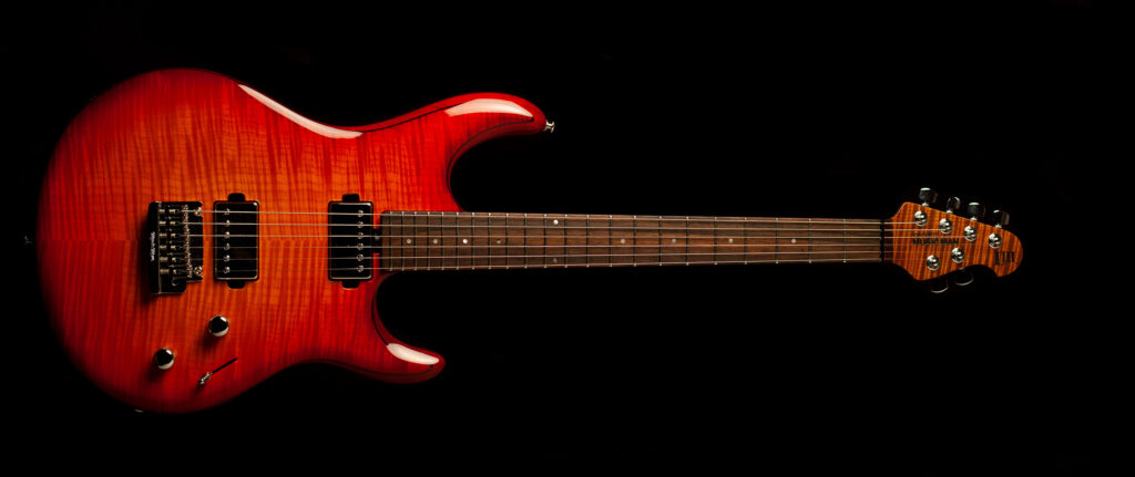 Music Man Luke III Maple Top Cherry Burst Flame 2020