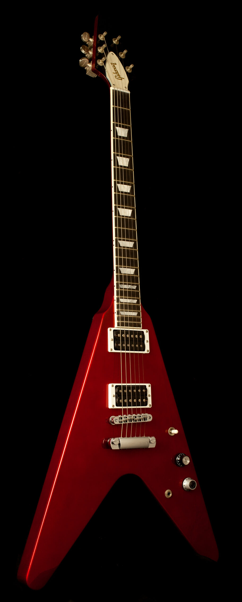 Gibson FlyingV Robot Guitar Red Metallic 2008 Gitarren Total