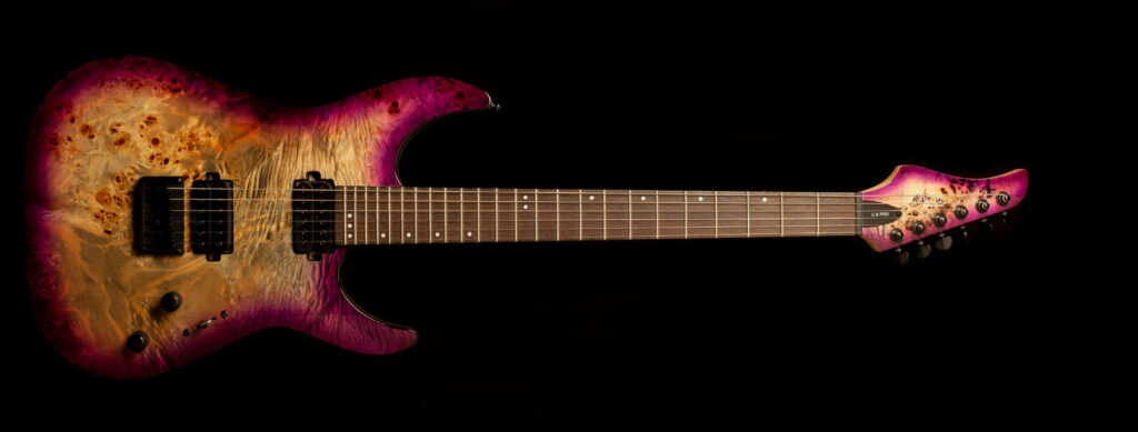 Schecter C-6 Pro Aurora Burst