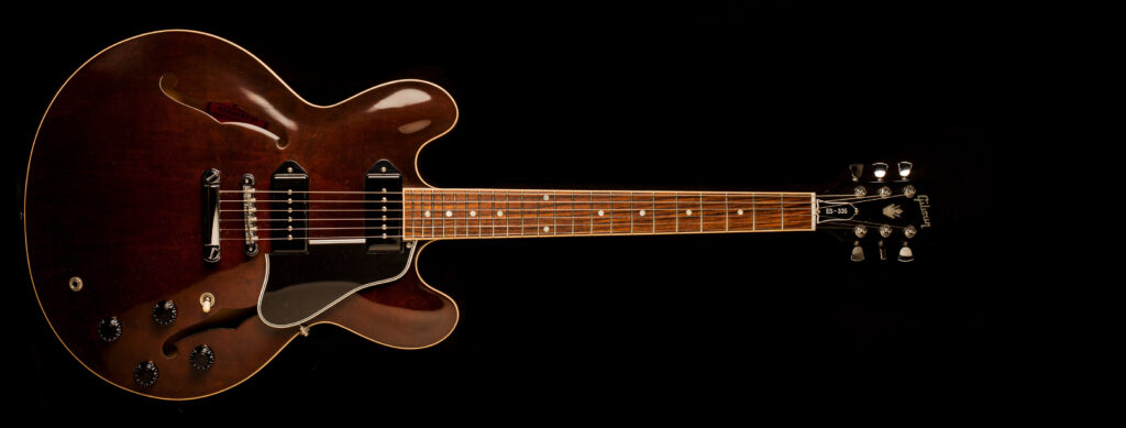 Gibson ES-335 P-90 Trans Brown Used