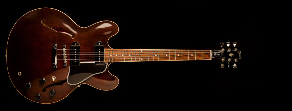 Gibson ES-335  P-90 Trans Brown Used