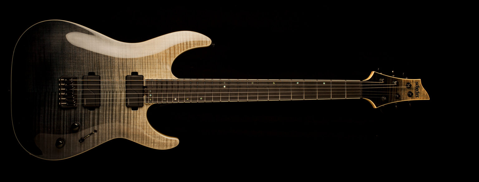 Schecter SLS Elite C-1 Black Fade Burst