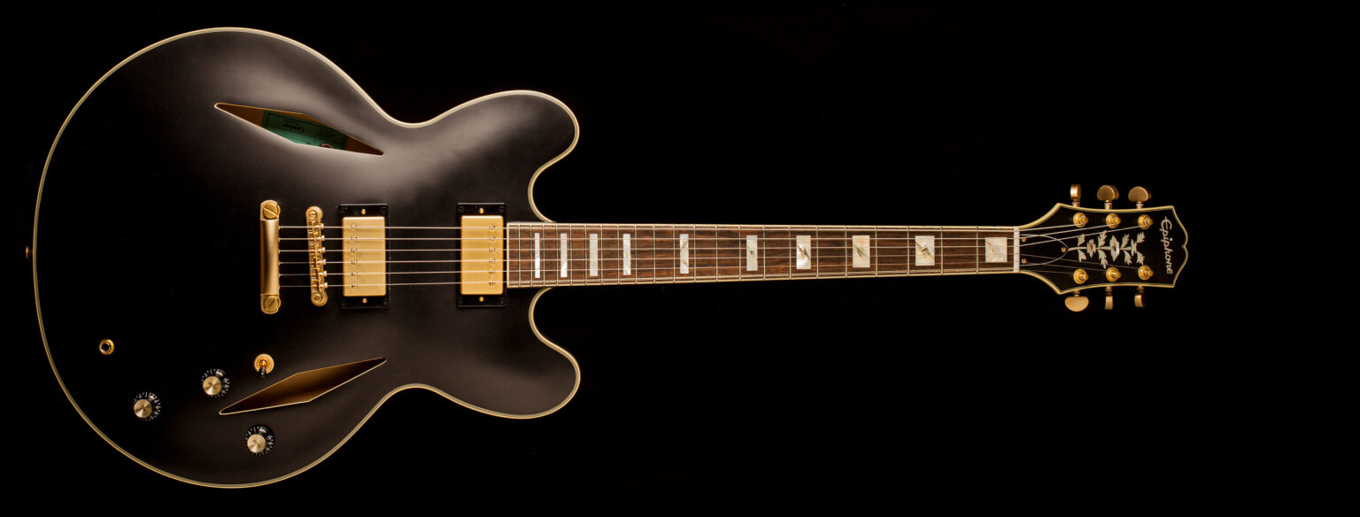 Epiphone Sheraton Emily Wolfe Stealth Black