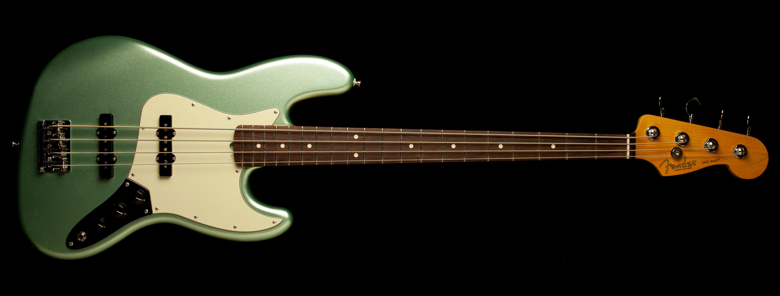 Fender American Professional II Jazz Bass, Mystic Surf Green