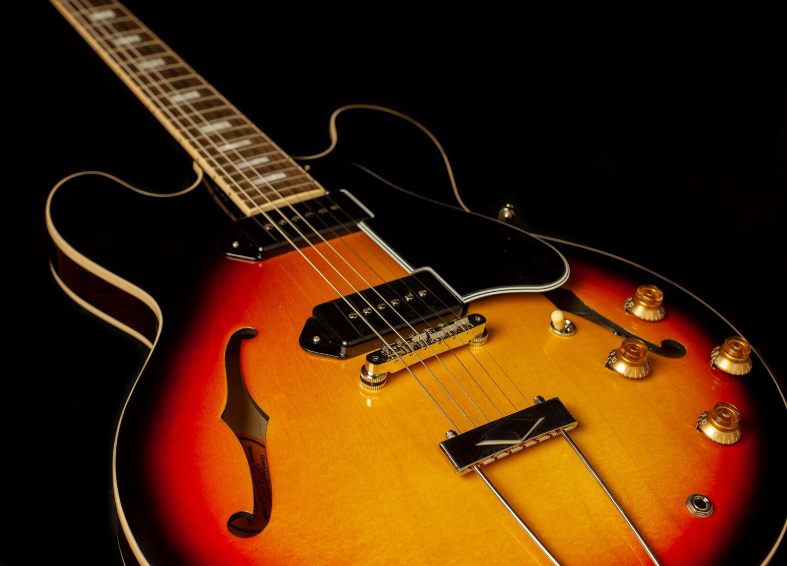 Gibson ES-330 Slim Harpo "Lovell" Vintage Sunset Burst - Image 6
