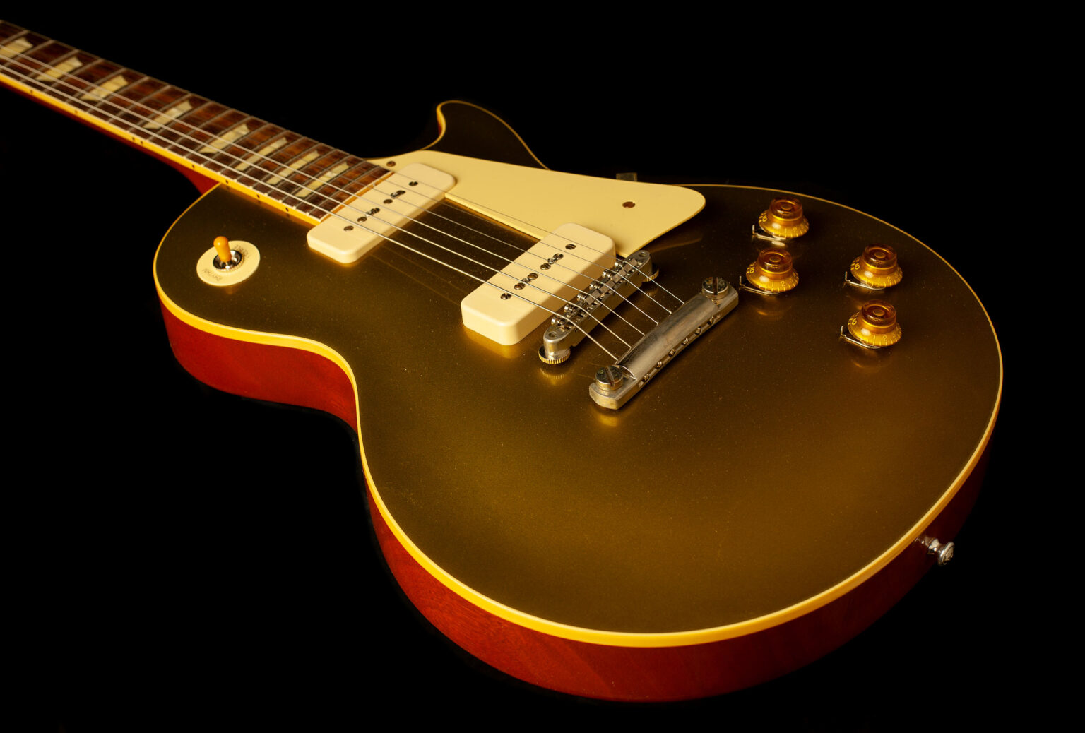 Gibson Les Paul 1956 VOS Goldtop Reissue Double Gold - Image 6
