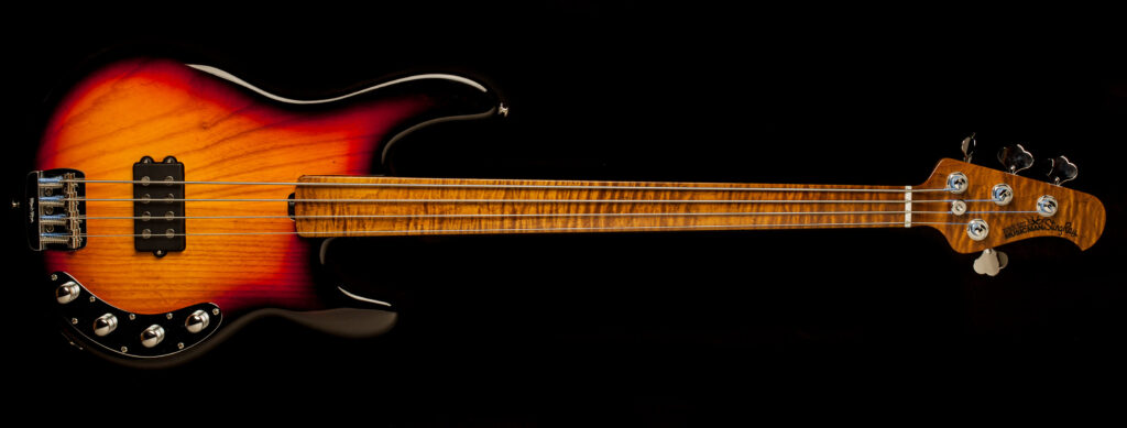 Music Man Stingray Sunburst Fretless BFR 2019