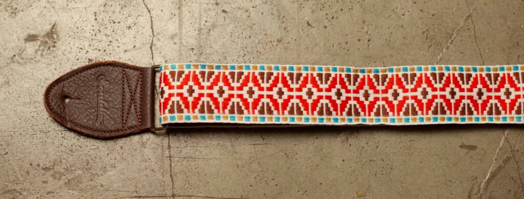 Souldier Strap Leadlight Orange/Brown on White