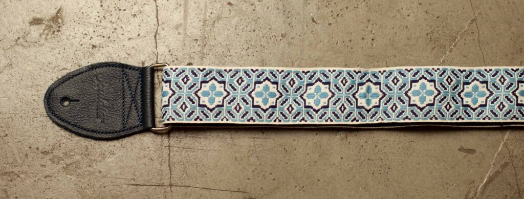 Souldier Strap Strap Octagon Star Light Blue/Navy on White